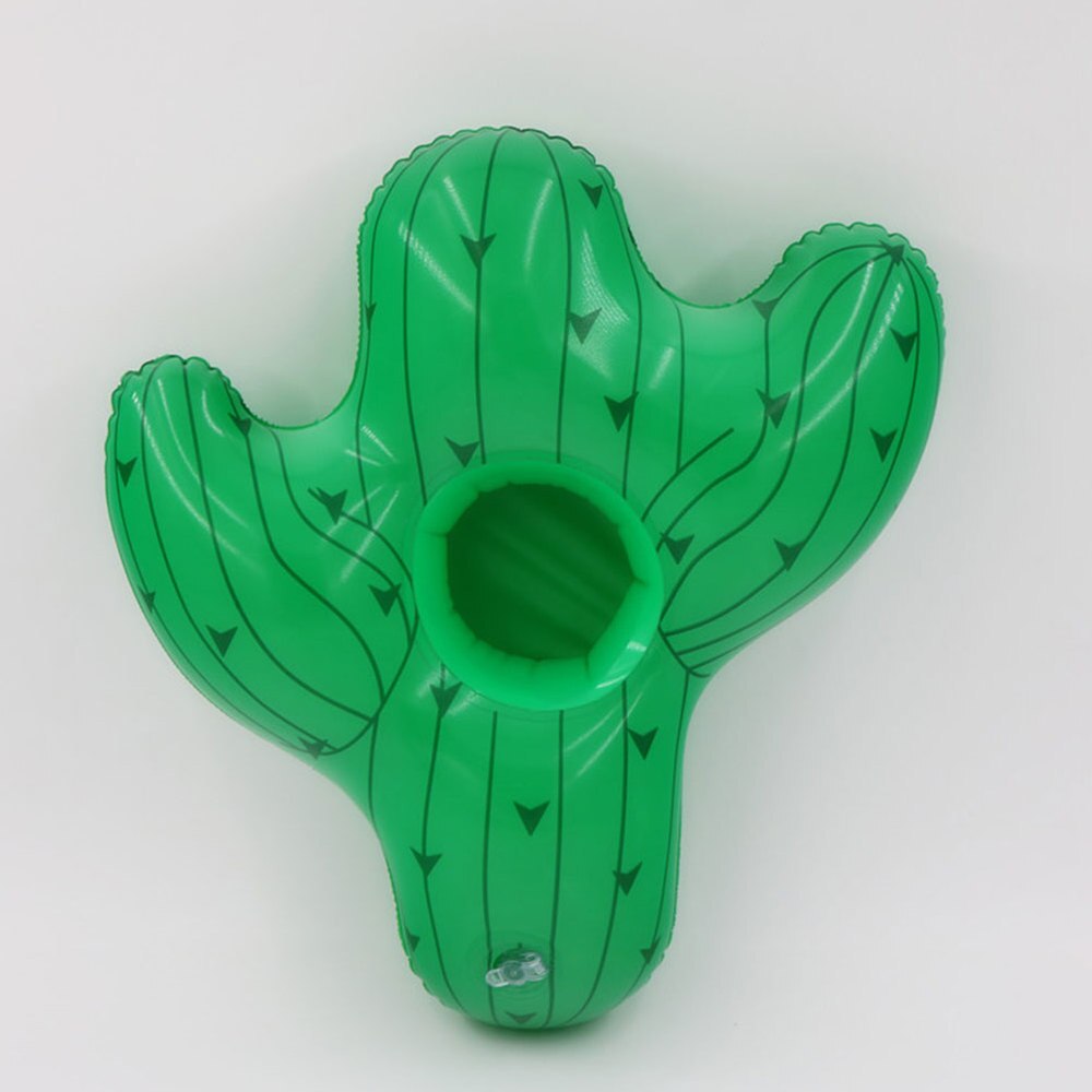 5Pcs Twee Mond Opblaasbare Cherry Vorm Onderzetters Cactus Vormige Drinken Bekerhouder Strand Drijvende Bekerhouder Zomer Party Gunsten S