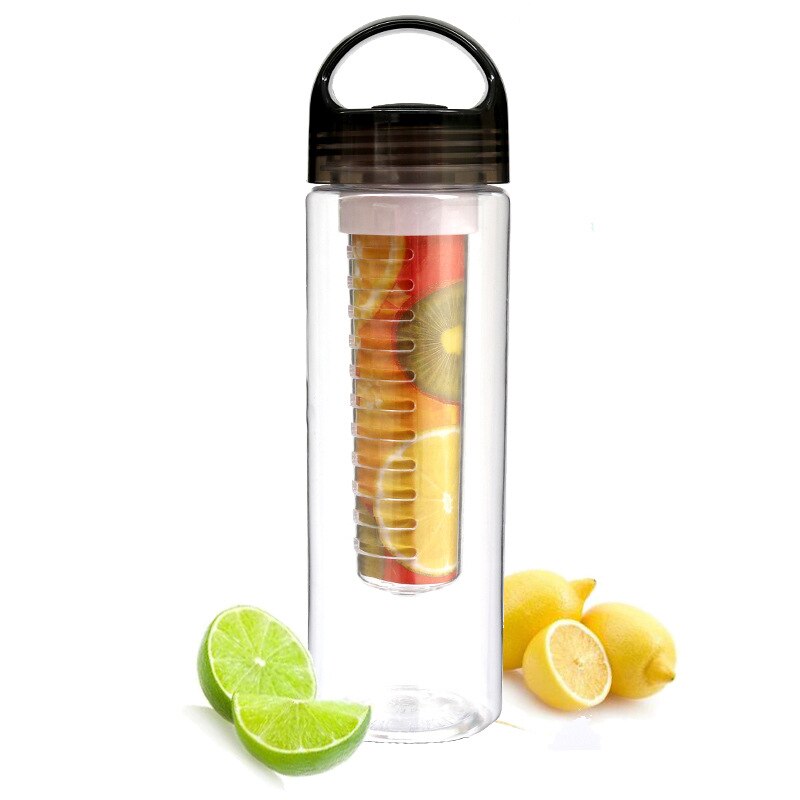 800 Ml Draagbare Fruit Infusing Infuser Water Fles Sport Citroensap Fles Flip Deksel Outdoor Wandelen Klimmen Camp Flessen: 01