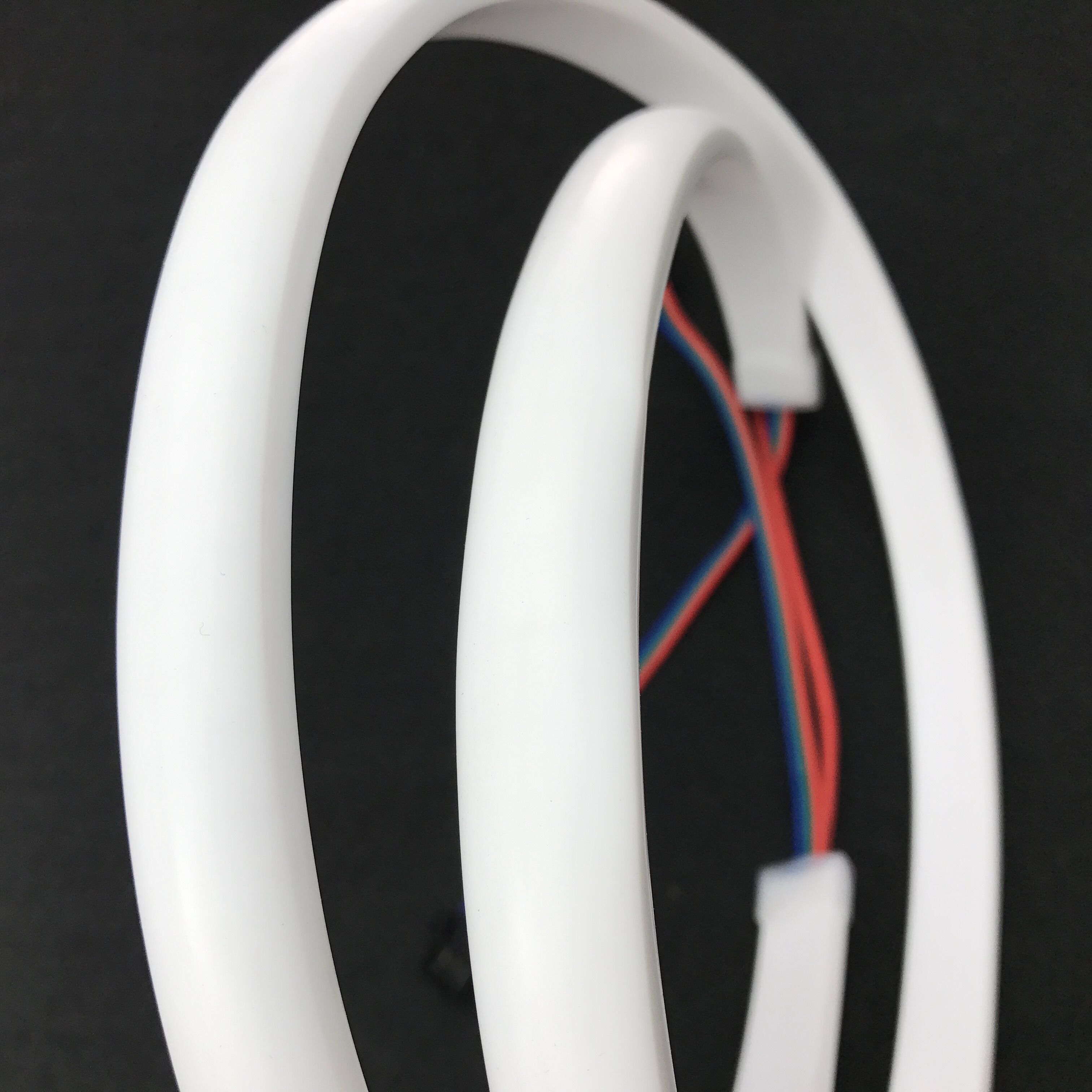 2m DC12V SK6812 144pixels/m addressable led neon pixel light,RGB full color;waterproof in milky tube;IP66