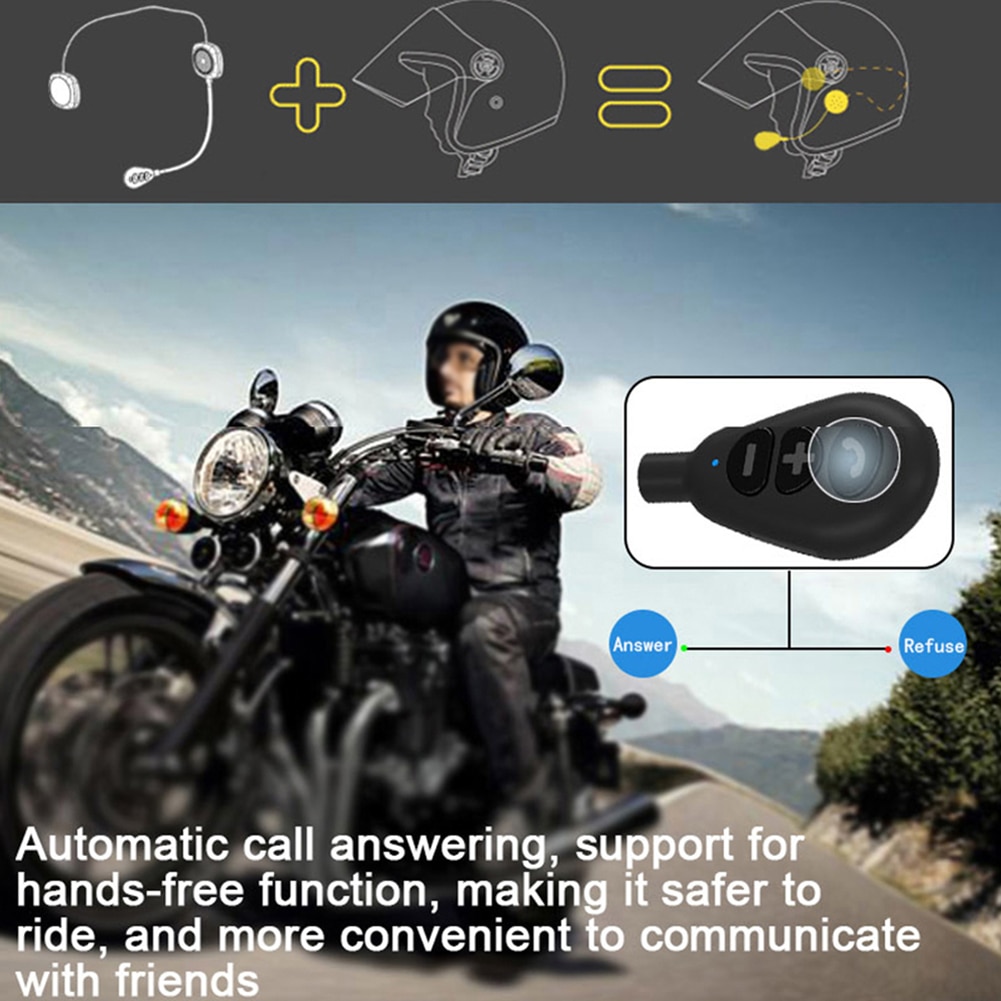 Bluetooth V4.1 Motorhelm Draadloze Headset Mode Accessoires