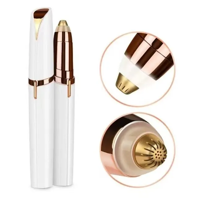 Tondeuse à sourcils électrique stylo outil homme femme propre dames rasoir automatique rasoir épilateur beauté épilation tondeuse