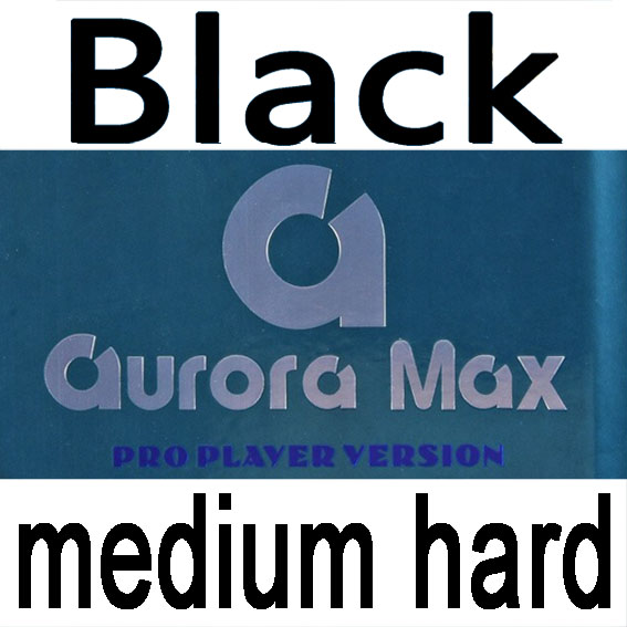 729 Aurora MAX Friendship table tennis rubber Pro Player Version non-sticky AGS Sponge ping pong tennis de mesa: black 2.1mm med hard
