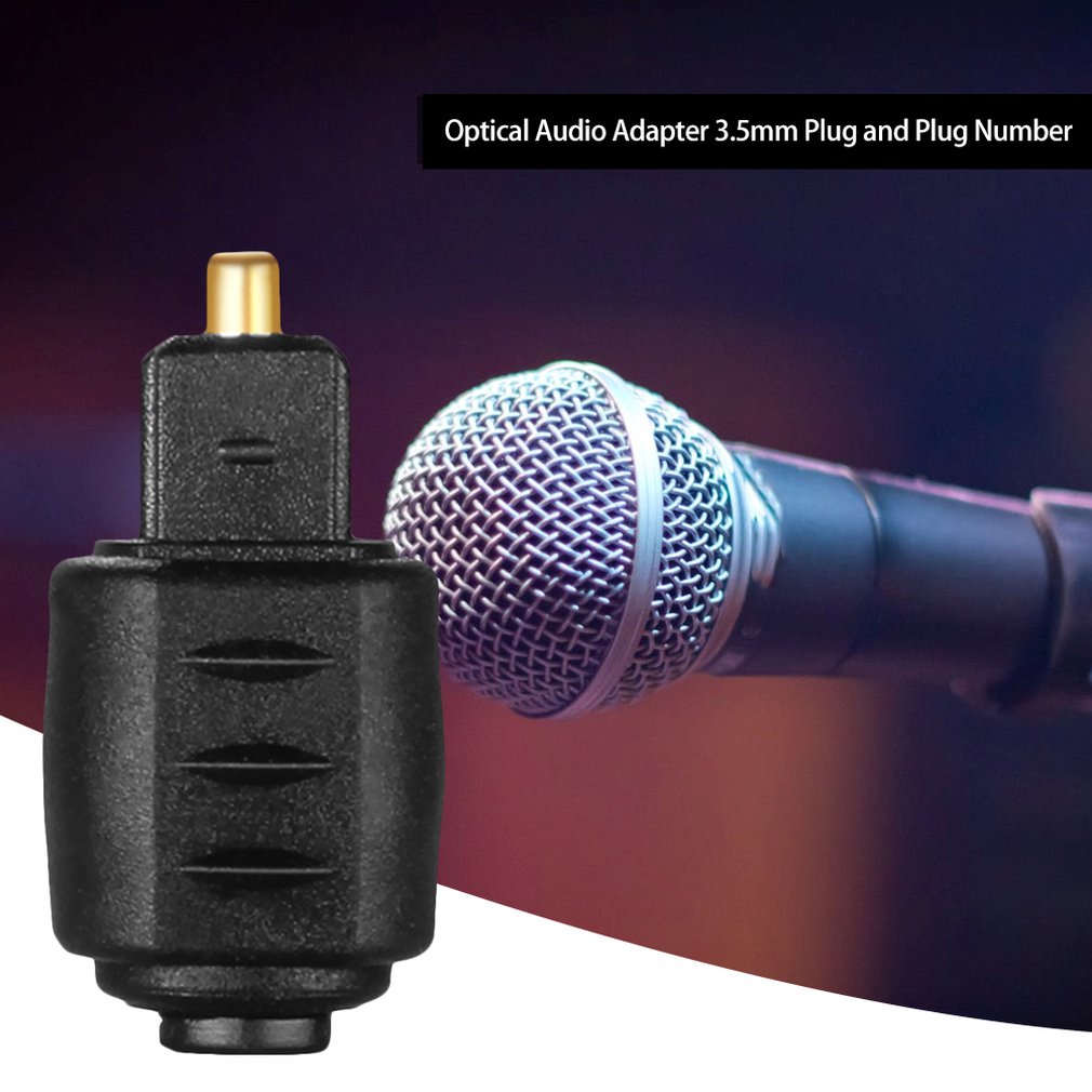 Optical Audio Adapter 3.5mm Female Jack Plug to Digital Toslink Male 3.5mm female plug plug digital Toslink