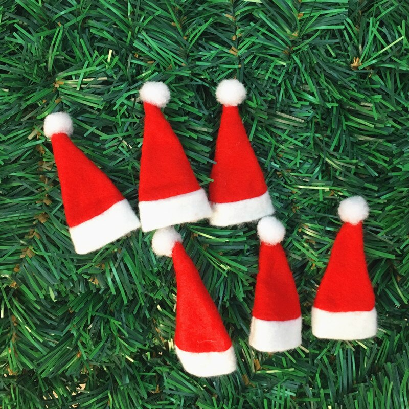 Lutscher Hütte einzelne Lutscher Hütte Weihnachten dekorationen Mini-Santa Hütte Weihnachten Lutscher Hütte Weihnachten vlies tuch