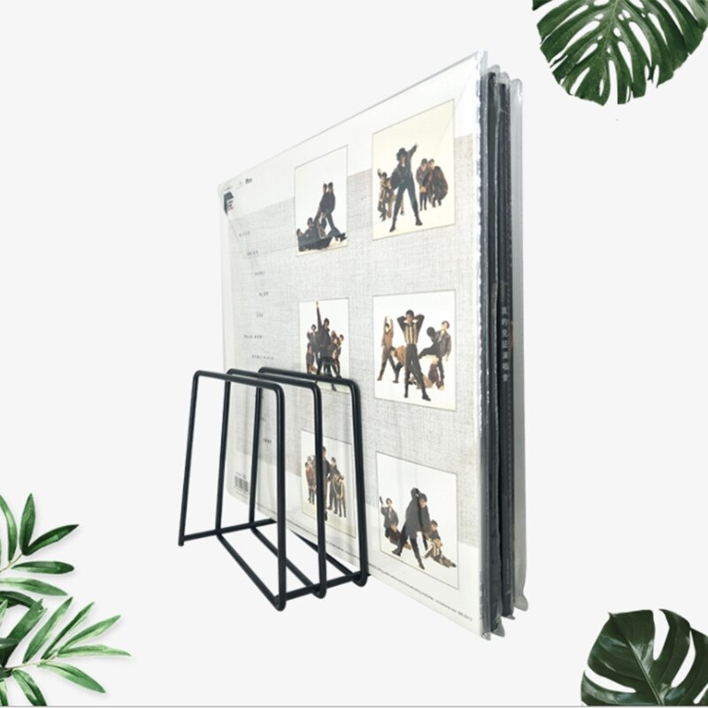 Metal LP Vinyl Record Display Shelf Turntable Record Storage Collection Storage
