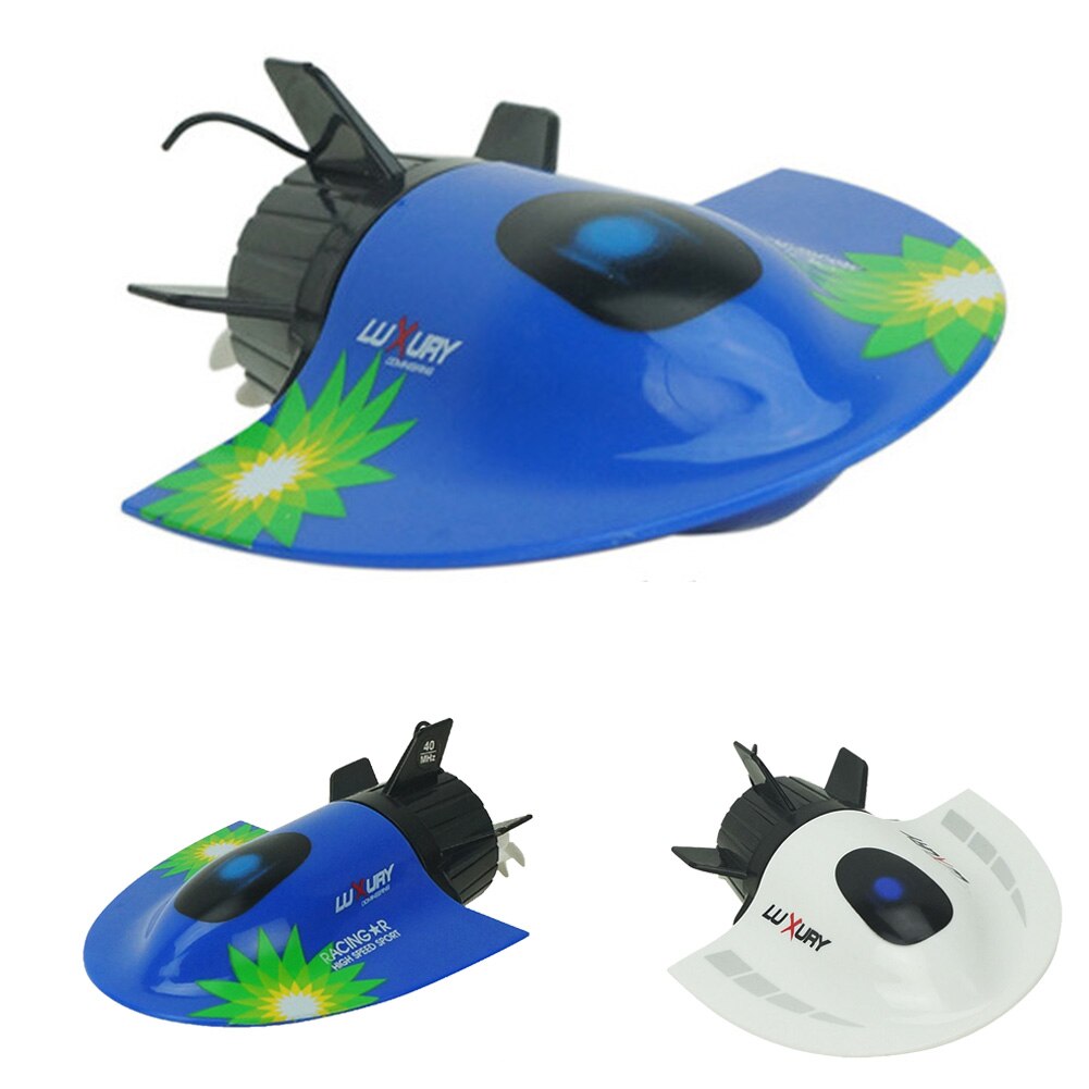 Kids Sightseeing Mini 4 Channel RC Submarine Toys Remote Control Boat Submarine Underwater DroneShip Summer Water Toy Barco