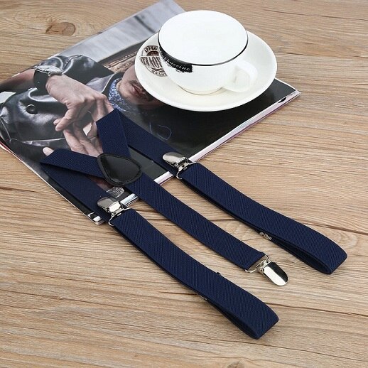 Tirantes ajustables para adulto correas para mujer Y hombre tirantes elásticos con Clip 3 Clip pantalones tirantes correa de boda cinturón de: 7