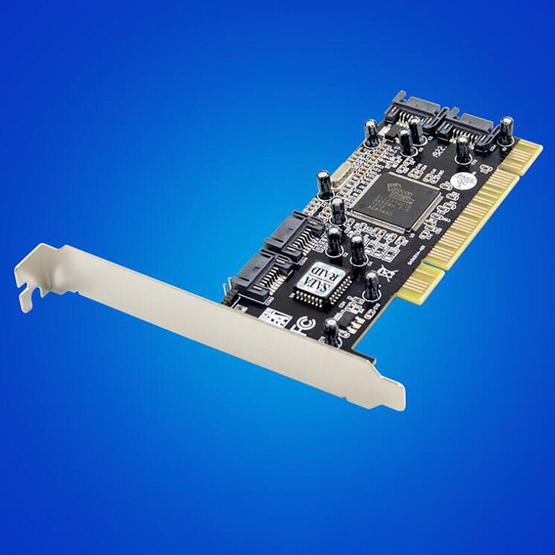 Pci sata 150 4- kanals sata raid array kort sil 31... – Grandado