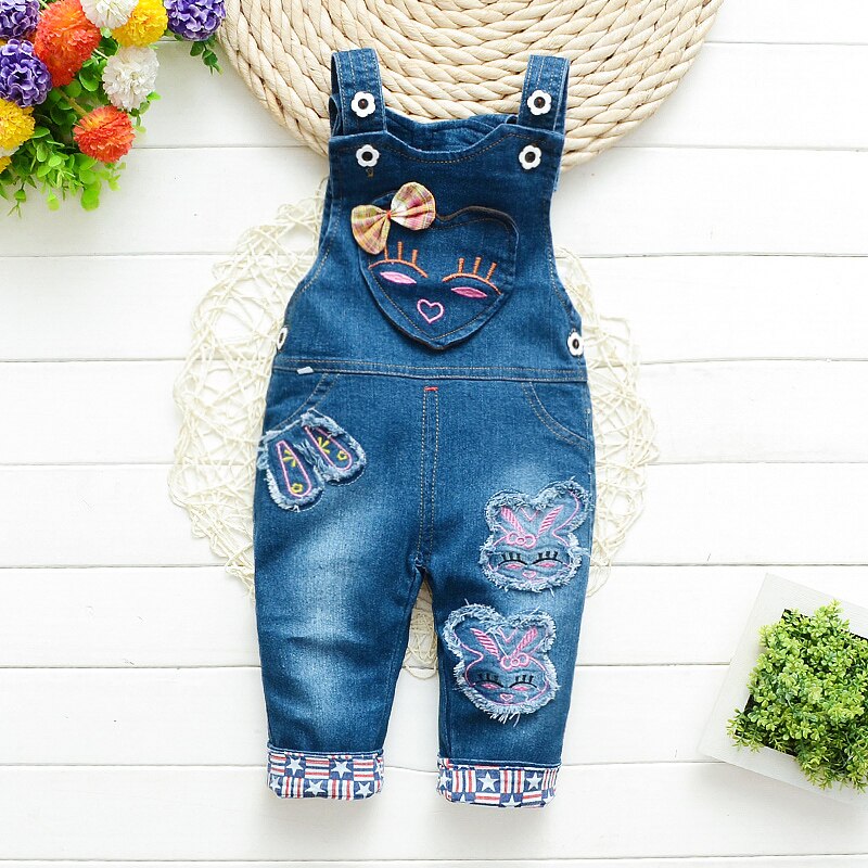 DIIMUU, pantalones vaqueros para niños pequeños, ropa para niños, pantalones con babero para niñas, Vaqueros estilo informal, Peto vaquero, peleles para niños de 1 a 4 años: 9 meses