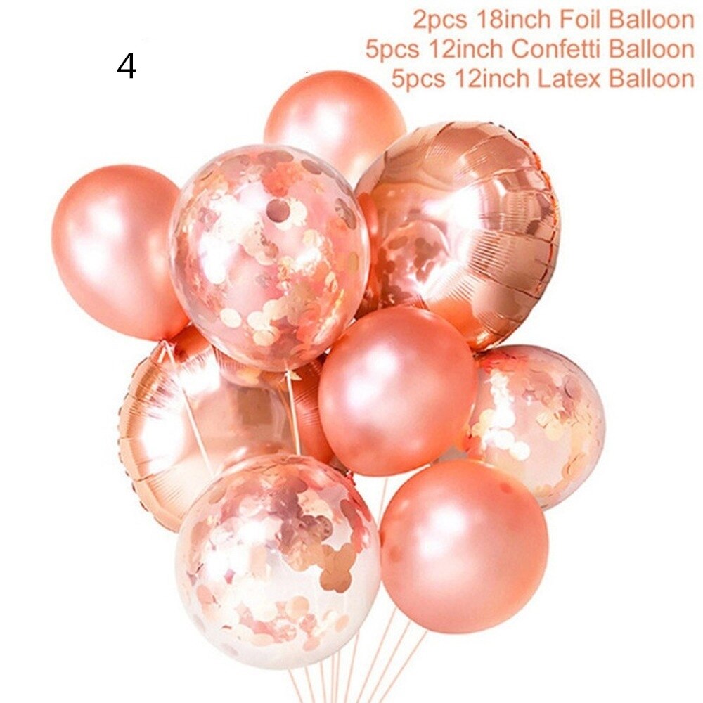 1 sæt loveletter folie balloner hreat latex helium ballon jubilæum bryllup valentinsdag fødselsdagsfest indretning: 4