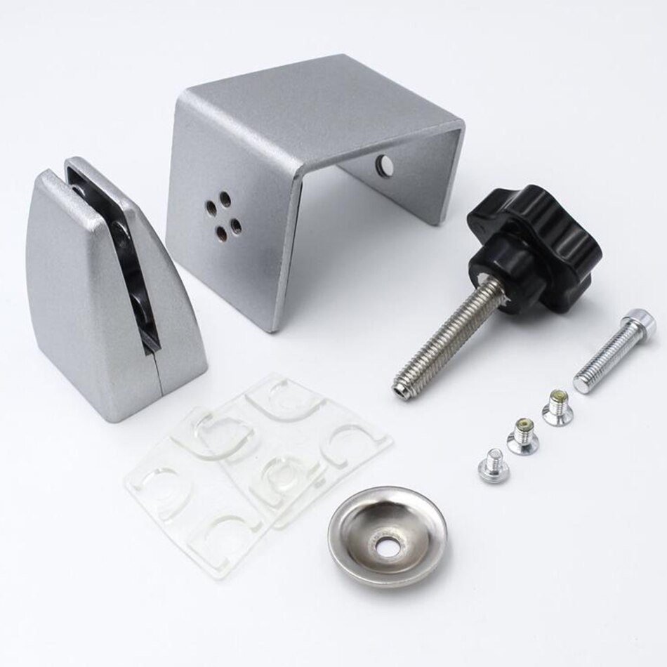 Aluminum alloy desk screen clamp Glass baffle clip Wooden screen partition clip,clamp thickness:2-20MM,office Hardware