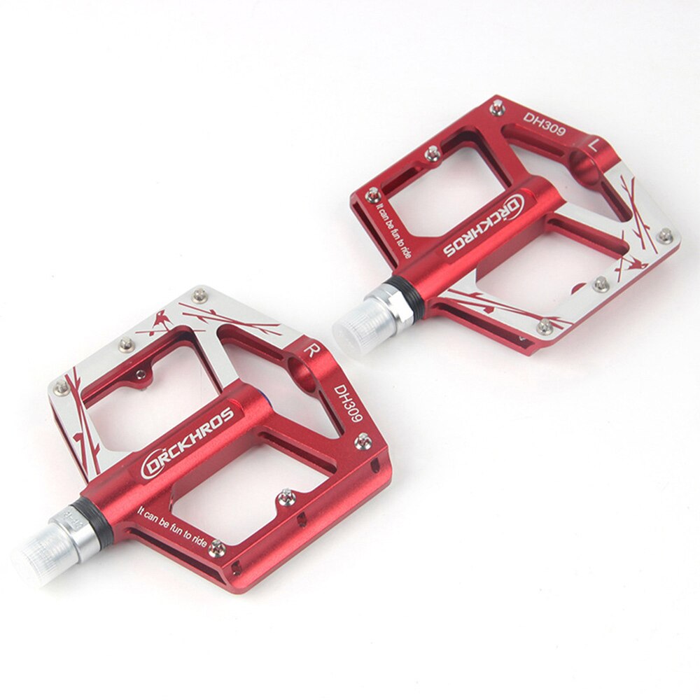 Pedal plano de liberación rápida para bicicleta de montaña, pedales de bicicleta de carretera, Material de aleación de aluminio, pieza de ciclismo BMX, abrazadera antideslizante