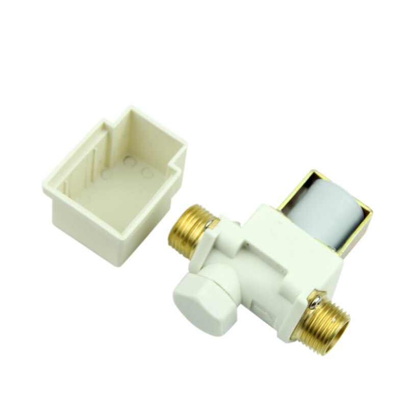 Válvula Solenoide eléctrica de 1/2 pulgadas para agua, aire y C, normalmente cerrada, CA 220V,