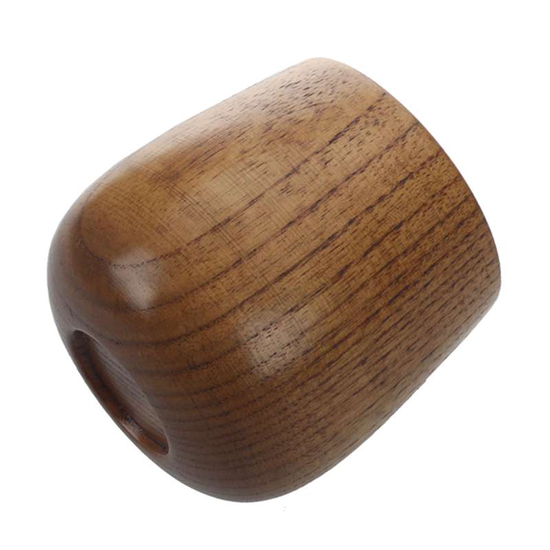 Tasse en bois primitif fait main bois naturel café thé bière jus lait tasse bois-couleur E(150ml)