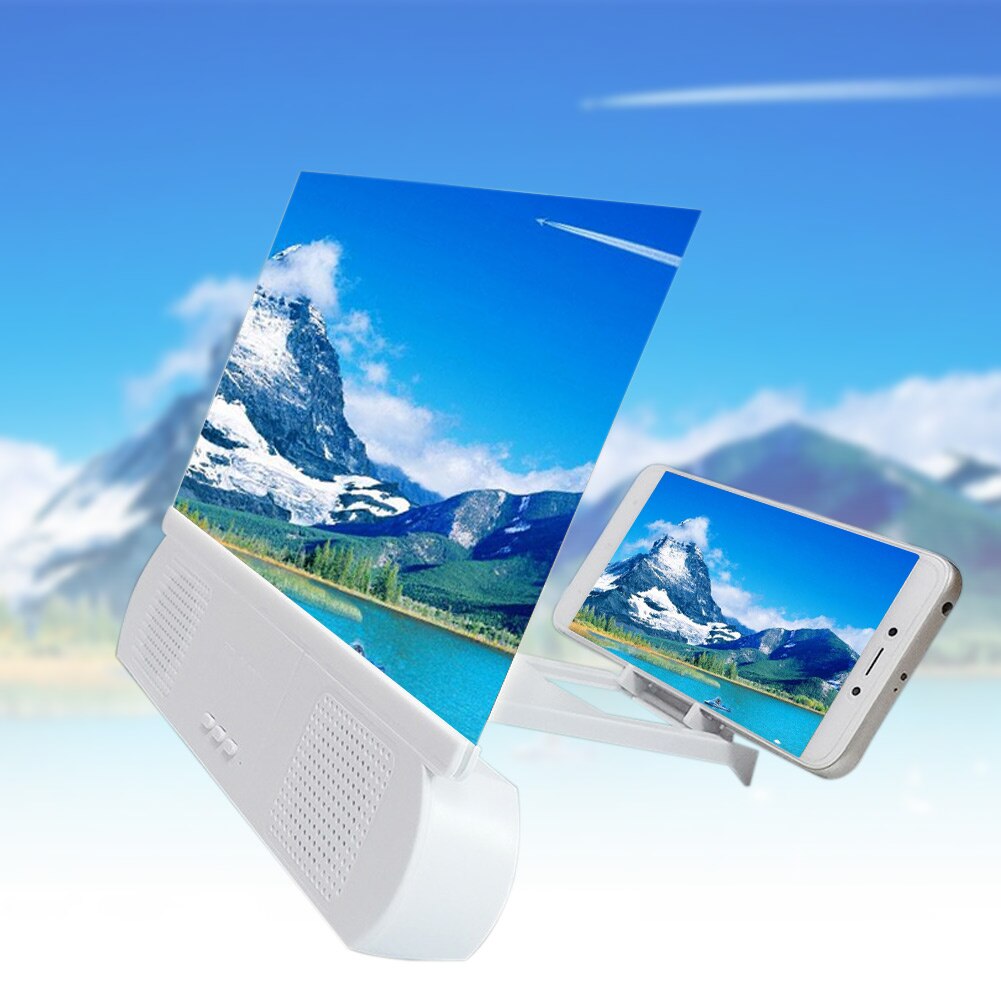Phone Screen Magnifier with Bluetooth Speaker and Stand for Movies Phone Screen Magnifier with Bluetooth Speaker and Stand for Movies
