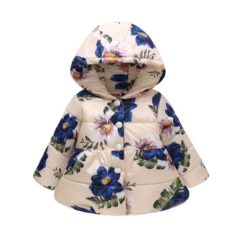 Winter Jas Voor Meisjes Baby Jas Kids Parka Catoon Graffiti Hooded Animal Sneeuw Pak Kinderen Winter Jas