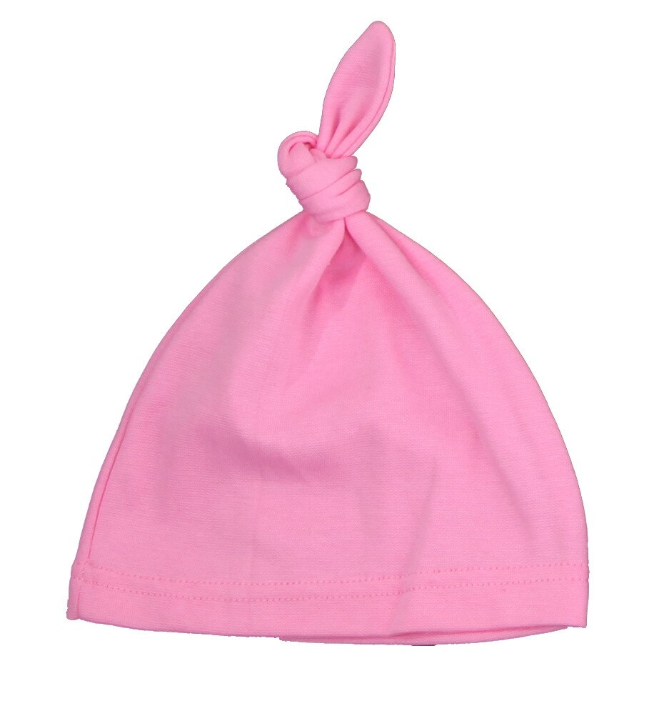 Baumwolle Neugeborenen Baby Hütte knoten Baby Mütze Hütte Für Jungen Mädchen Solide gestreift Neugeborene Kappe Ohren Frühling Sommer Baby Reifen kappen: Baby Hut 6