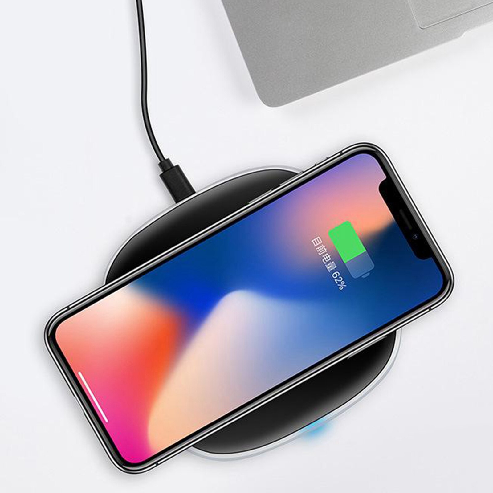 Slim Wireless Charger For iPhone 12 11 Pro Xs Max Mini X Xr 8 Fast Wireless Charging Pad
