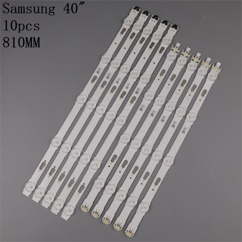 10 PCS/set LED Backlight strip for Samsung UE40JU6060 UE40MU6125 UE40KU6100 UE40KU6000 UE40JU6400 UE40JU6500 BN96-34792A 34791A