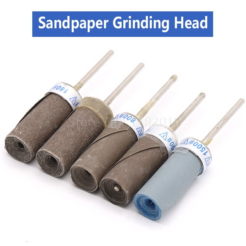 ZtDpLsd 1 stück 2,35mm Schaft Schleifen Bands Schleifpapier Schleifen Räder Kopf Für Dremel Bohrmaschine Schleif Dreh Werkzeuge Gürtel papier
