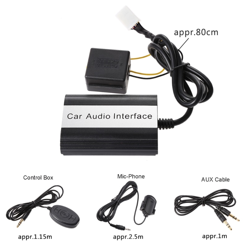 Car Bluetooth Kits MP3 AUX Adapter Interface For Toyota Lexus Scion 2003