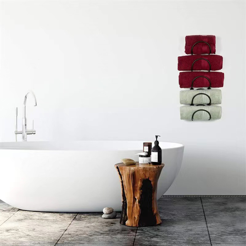 Wine Rack Iron Material Towel Wine Bottle Holder For Wall Wall-Mounted Wine Organizer Shelf Wine Display Shelf Home Organizaer