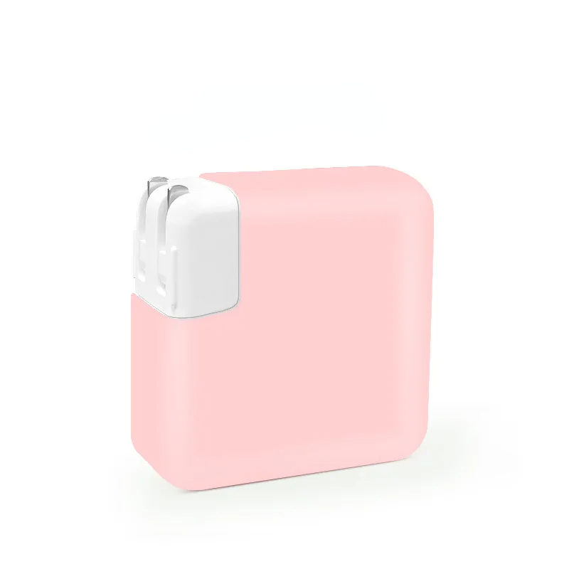 For Mac Book Pro 16 15 14 13 Inch Laptop Power Supply Silicone Case for MacBook 96 87 85 67 61 60 35 30 29W Case