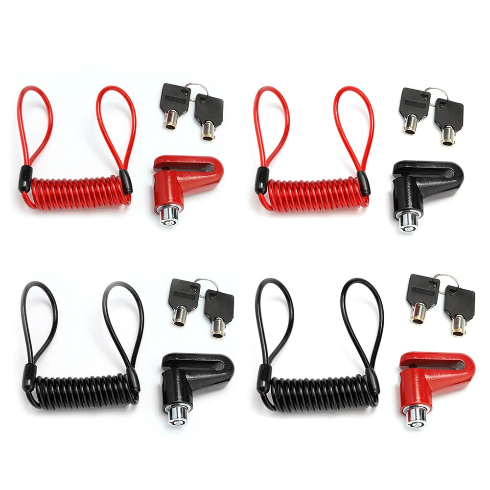 Anti-Theft Disc Brakes Lock with Steel Wire For Xiaomi M365 Electric Scooter Skateboard Wheels Lock Disc Brake Kickscooter