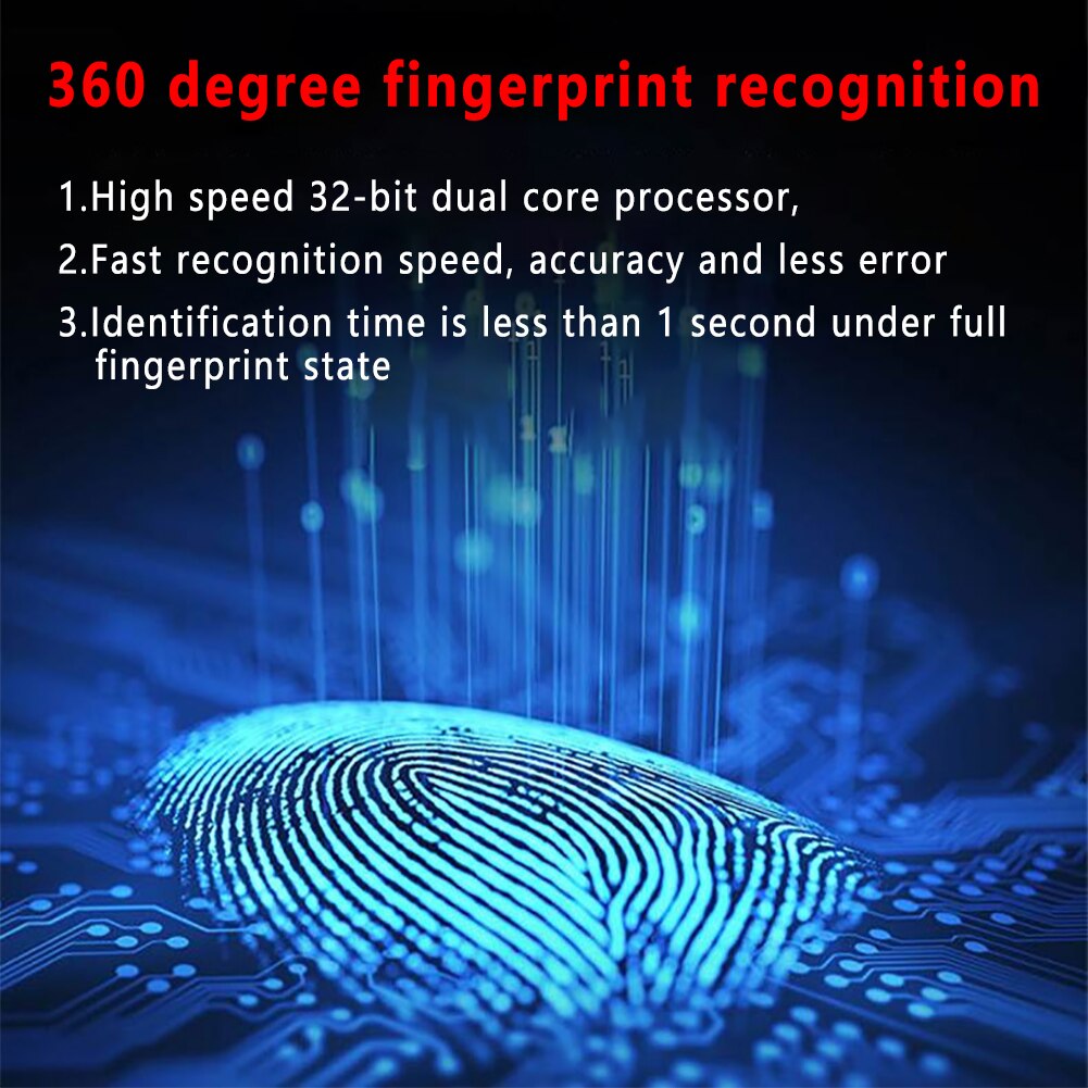Large Capacity Multi Lingual Biometric Fingerprint LCD Screen School Voice Function Attendance Time Recorder Management Checking: EU
