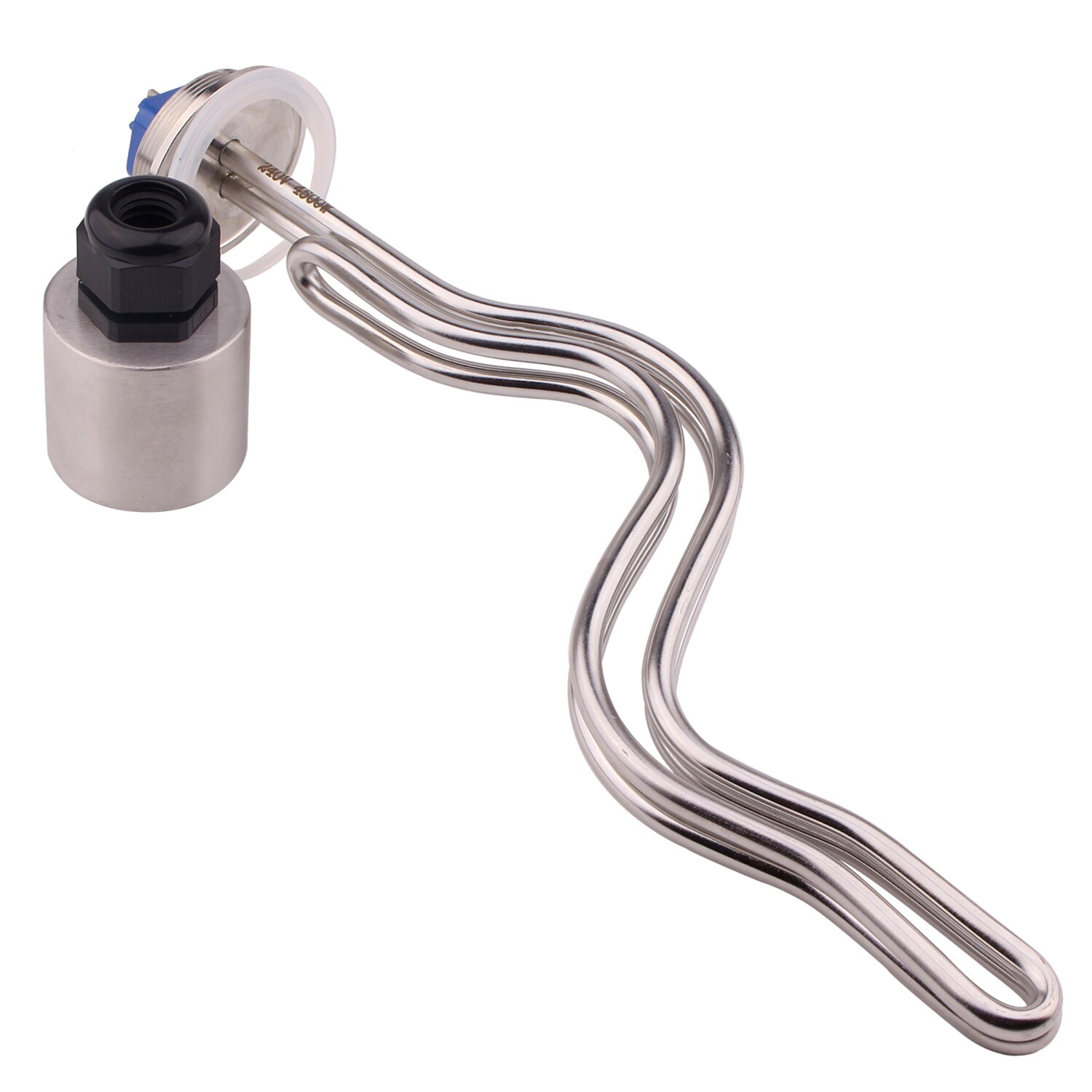 AIICIOO 2 inch Tri Clamp Electric Heating Element Immersion 304 Stainless Steel for Boiler Water Heater 240v 5500w: Default Title