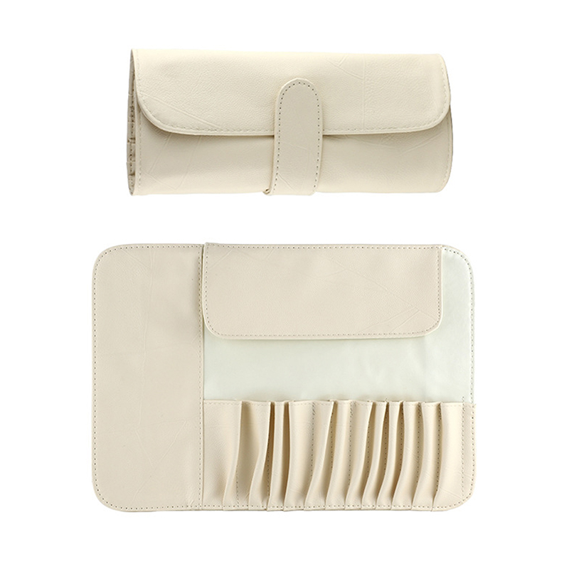 12/14/18 Hole Makeup Brush Bag Functional Cosmetics Case Travel Organizer Make Up Brushes Protector Makeup Tools Rolling Pouch