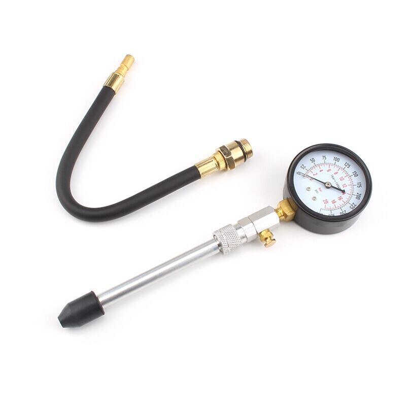 Vacuum Tester Compression Meter Engine Cylinder Compression Gauge Pressure Meter Gasoline Compression Tester Gauge