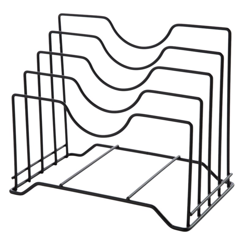 Pot Lid Rack Kitchen Organizer Dish Rrain Rack Spoon Holder Shelf Cutting Board Rack Pan Cover Stand Kitchen Accessories: Default Title