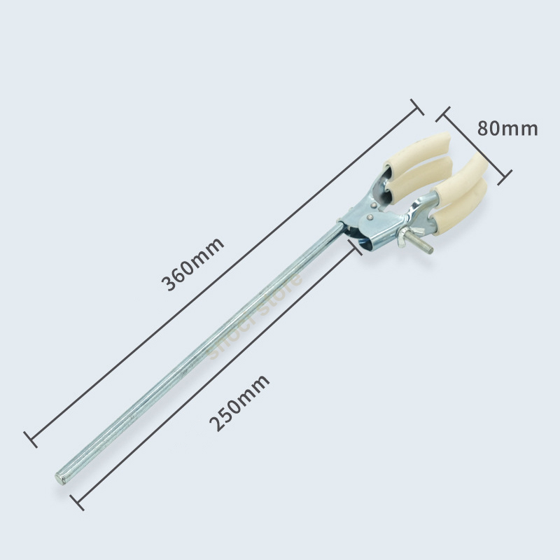 Laboratory Test Tube Clip 2-jaw clamp 4-jaw clips universal clamp condenser tube clamps tubes clamp college school Lab supplies: Blue