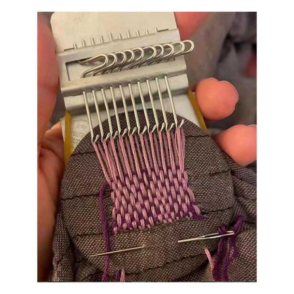 Hand Weave Tool Mini DIY Darning Tool Braiding Patching Machine Mini DIY Darning Tool for Beginners DIY Tools