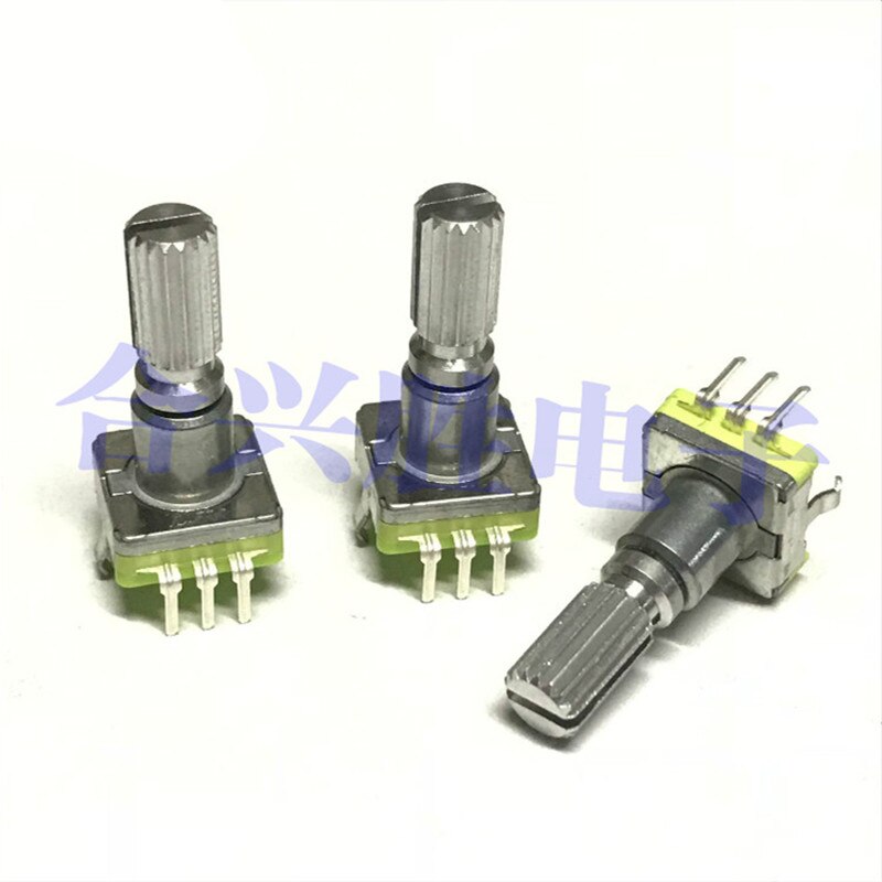 Rotary encoder EC11 type 30 positioning 15 pulses shaft length 20.5MM car navigation CD audio volume adjustment potentiometer