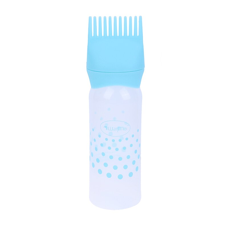 Bouteille de teinture pour cheveux en plastique avec brosse graduée applicateur de shampooing Kit de distribution Salon de coloration des cheveux teinture outils de coiffure: BL