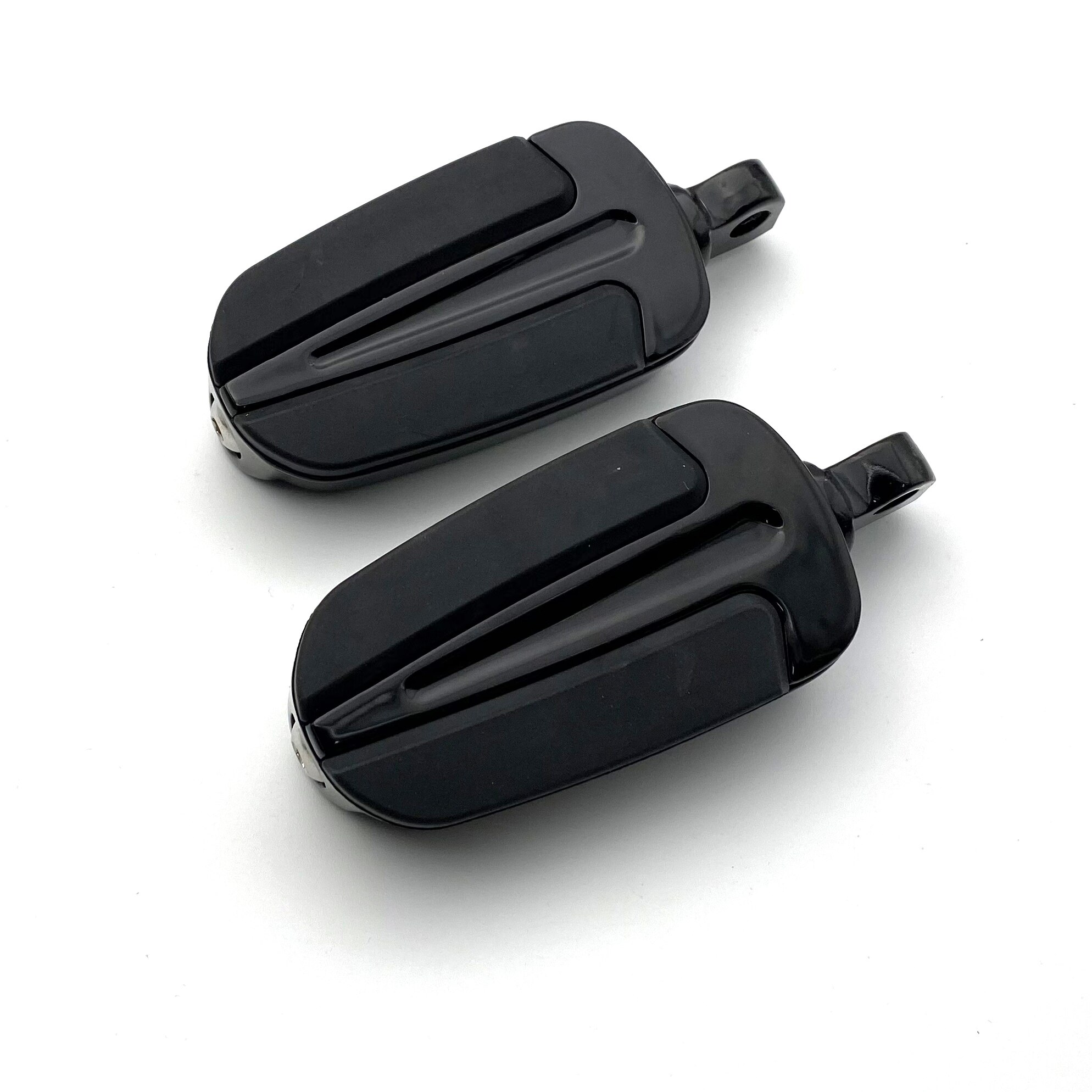 REALZION Motorcycle Part Male Mount Foot Pegs Footrest Footpegs For Harley Davidson Sportster Iron Touring Custom Dyna Softail: Style J