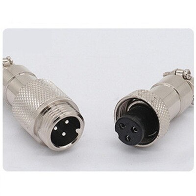 1 set GX12 Male Plug&Female Plug Docking Plug aviation circular connector 2/3/4/5/6/7 Pin 12mm Butt plugs RS765: GX12-3D