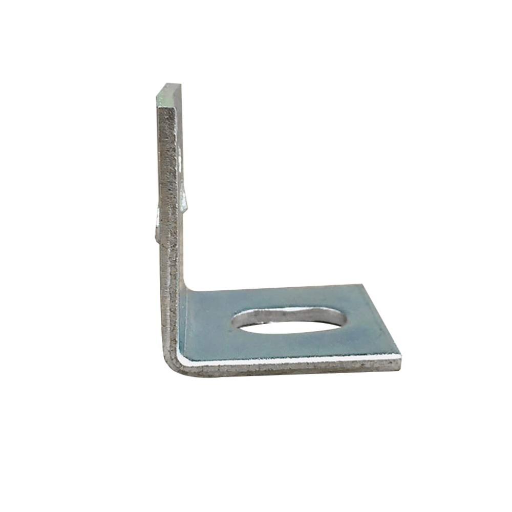5pcs Metal Right Angle Bracket Support High Hardness Shaped Brackets 90 Degree Corner Brace (Silver)