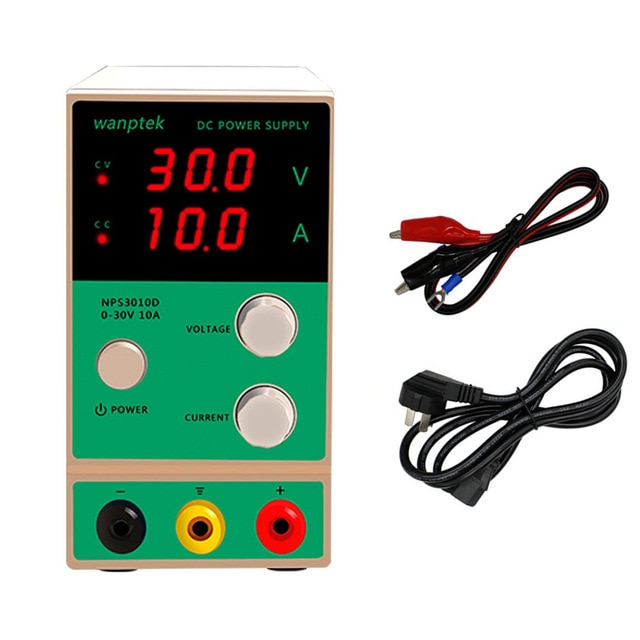 NPS 0-100V 0-10A Laboratorium bench voeding drie Digitale Display verstelbare Mini Schakelaar DC Voeding Voor telefoon reparatie