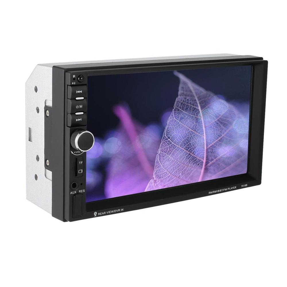 7 tommer dobbelt 7018b 2 din bil fm stereo radio  mp5 spiller touchscreen multimedieafspiller med retningskontrol