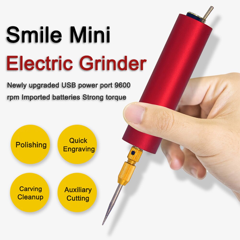 USB Portable Grinding Machine Variable Speed Rotary Tool Set Pen for Milling Polishing Engraving Drilling