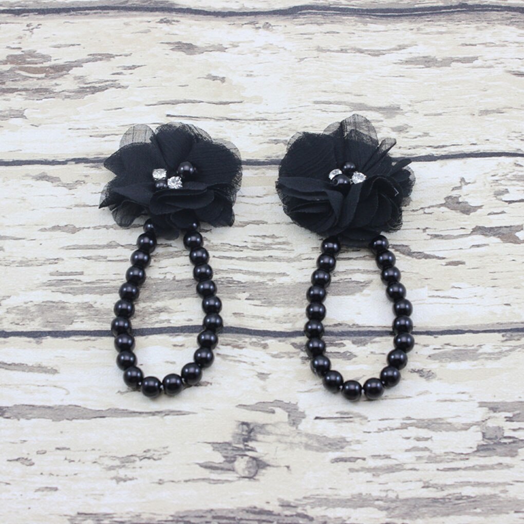 Meisjes enkelbandjes met imitatieparels, bloemenvoetjes, blotevoetensandalen, voetbandjes en teenringen: 5