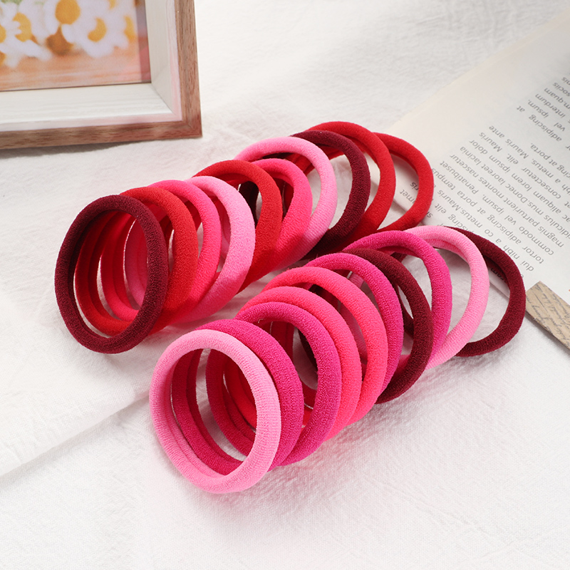 20pcs Girls Big Elastic Hair Bands Rubber Band Ponytail Holder Gum Headband Rubber Bands Women Hair Accessories