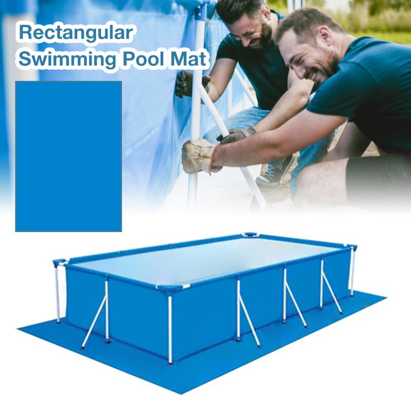 Multi Sizes Pool Ground Mat Cover Large Size Swimming Pool Ground Cloth Rectangular Dustproof Floor Cloth Mat Cover For Pool