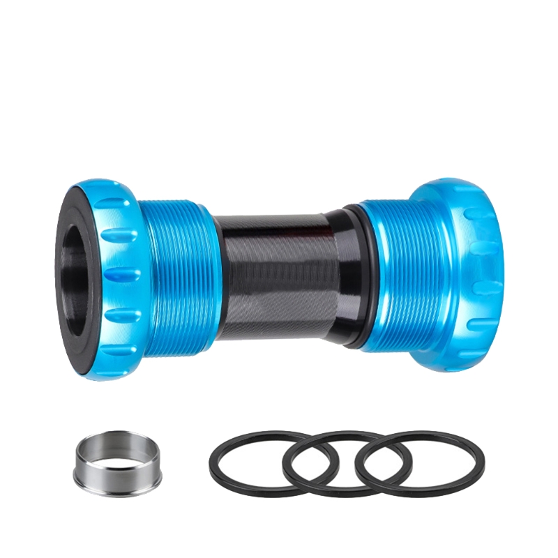 MTB BIKE 24 22MM Sealed BB Set / Ceramic Bottom Bracket Bearing Bike Thread Kit SRAM GXP Prowheel Crankset Part: blue