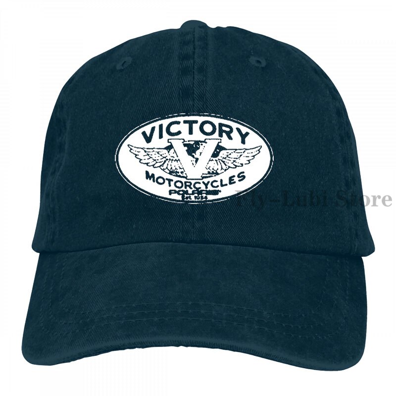 Victory Motorcycles Polaris Baseball cap men women Trucker Hats adjustable cap: 2-Navy