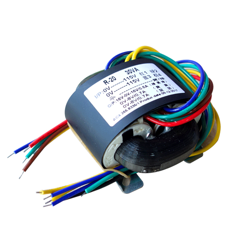 BRZHIFI-transformador Tipo R para ganado, DAC dedicado dual 16V plus, dos juegos de 7V único, 30W