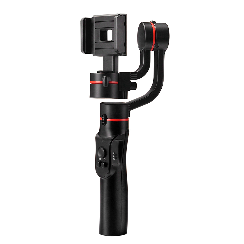 H2 3 Axis Smartphone Stabilisator Verstelbare Richting Usb Opladen Ondersteuning Universele Handheld Gimbal Extension Reizen Fotografie